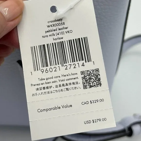 NWT Kate Spade Harlow Crossbody - Taro Milk - Picture 9 of 9